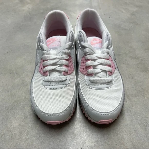 New with box - Wmn’s Nike Air Max 90 White/Sail-Med Sodt Pink - FN7489 100 - Picture 6 of 6